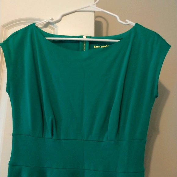 Kate Spade Womens Turquoise and Navy Dress Sz M W/Pockets - Picture 6 of 11